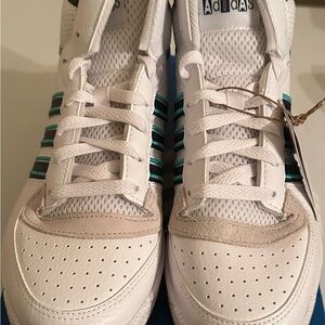 Adidas Unisex White and Gray Sneakers